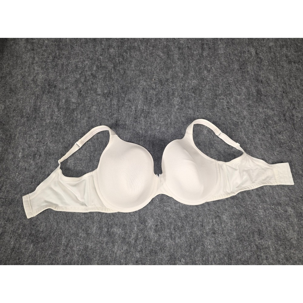 Womens 42DDD Bra T-Shirt Full Coverage White Underwire Padded Cacique